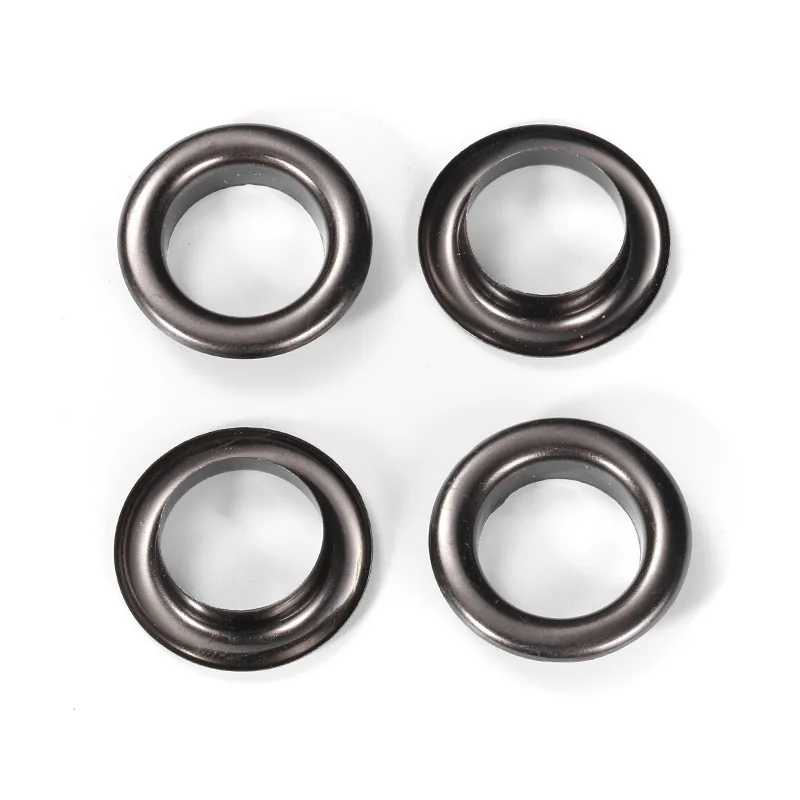 Factory Manufacturer High Quality Washer Round Screw Eyelet 5mm Custom Size Logo Shoe Hoodies Metal Eyelets For Clothing