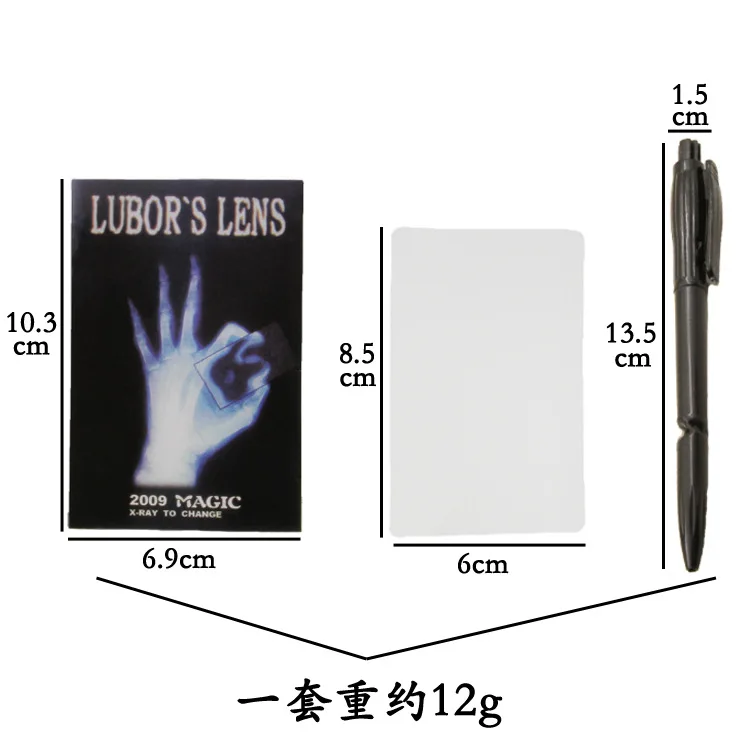 Illusion Card And Pen Magic Trick Gimmick Magic Props