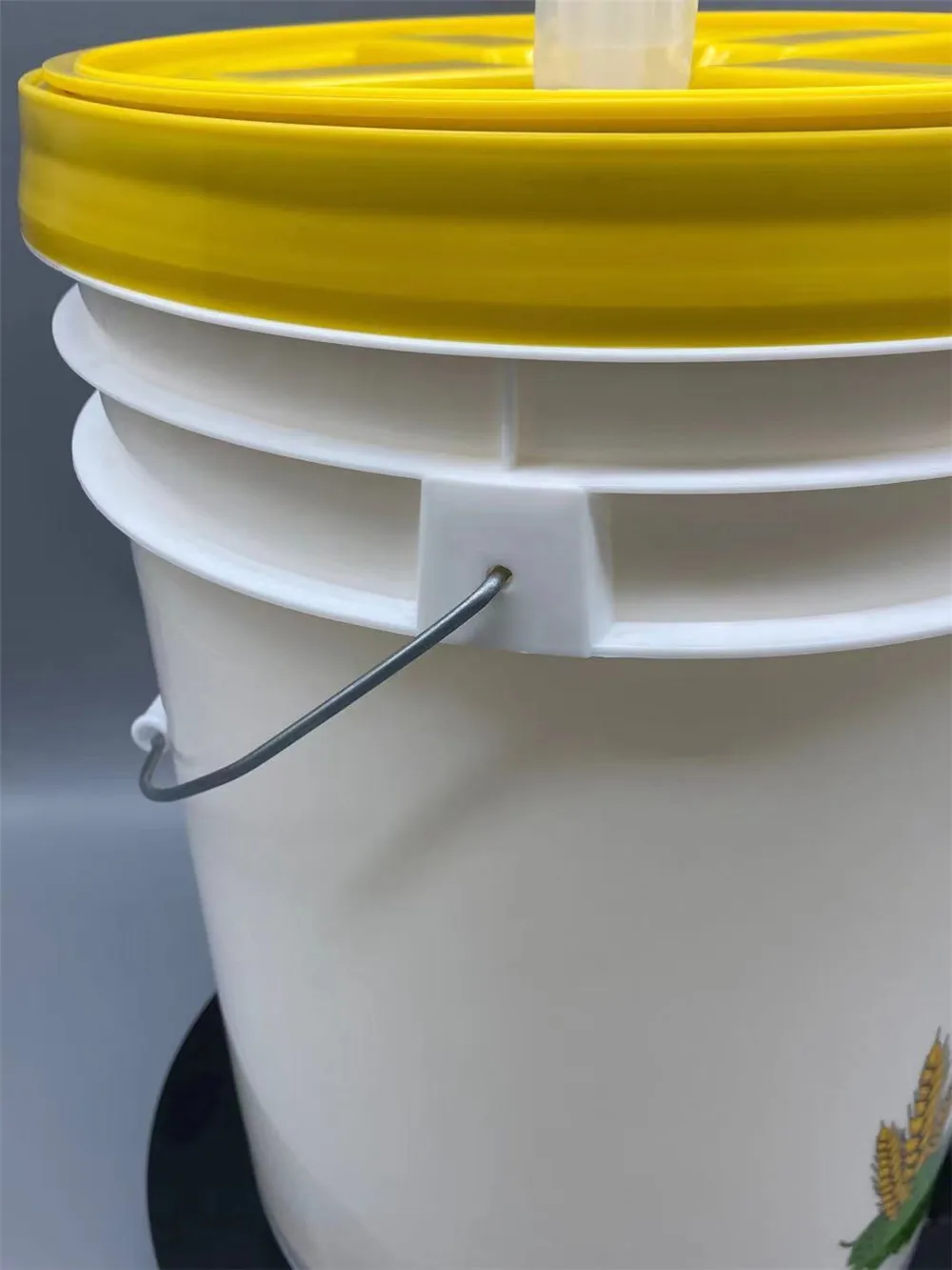 25L 6.5Gallon Packing Children Toys Transparent Round Big Barrel Plastic Corny Keg With Easy