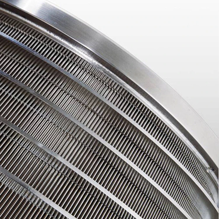 stainless steel wedge wire slotted pressure screen basket for paper making