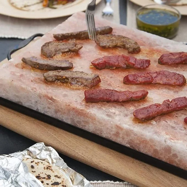 Himalayan salt slab salt cooking plates bbq grill plate  20*10*2.5cm Salt Brick