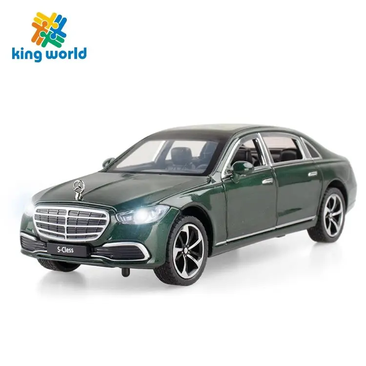 Simulation S400l Pull Back Alloy Toy Car Models 1:24 Diecast Model Cars