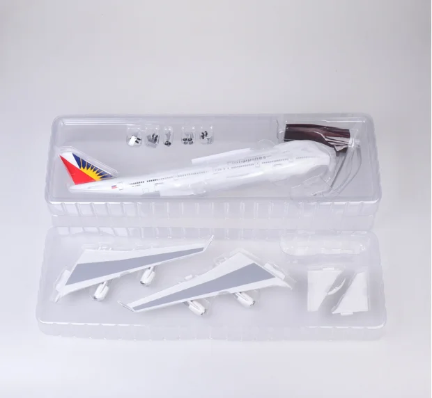 47cm 1/160 Scale Resin B747 Philippines Airline 747 Plane Aircraft Model with landing gear