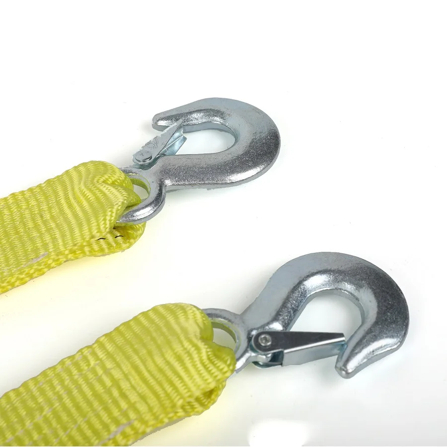 Wholesale manufacturer Snap hooks 1 inch 1000 Lbs Polyester Tow Strap