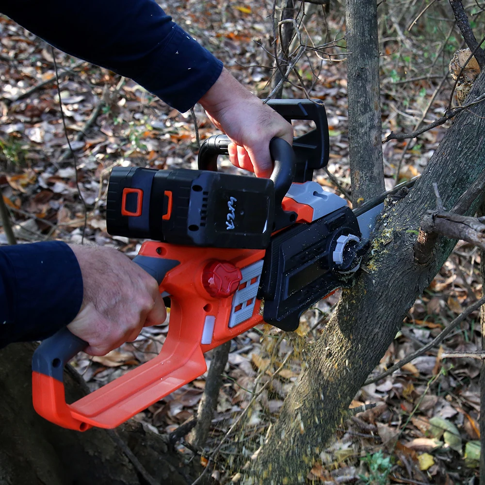 36V Lithium battery chain saw with brush motor