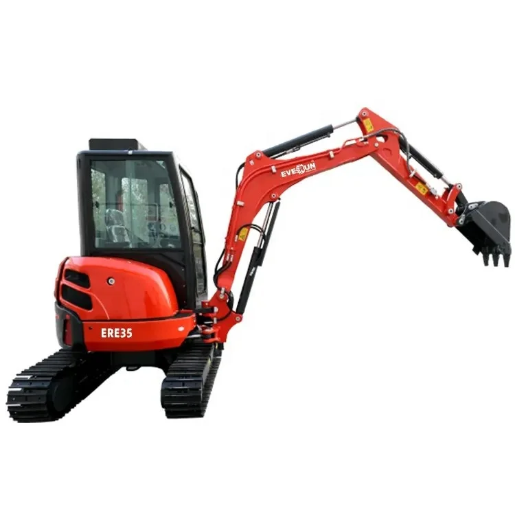 EVERUN ERE35 CE agricultural other farm machines compact bucket micro new mulcher hydraulic 3.5 ton excavator small mini digger