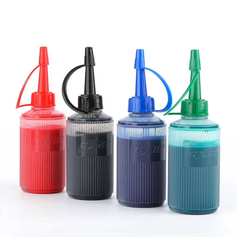 Gxin G-280S non-toxic 4 colors refill ink dry erase marker ink refill safety factory supplier refill white board marker ink