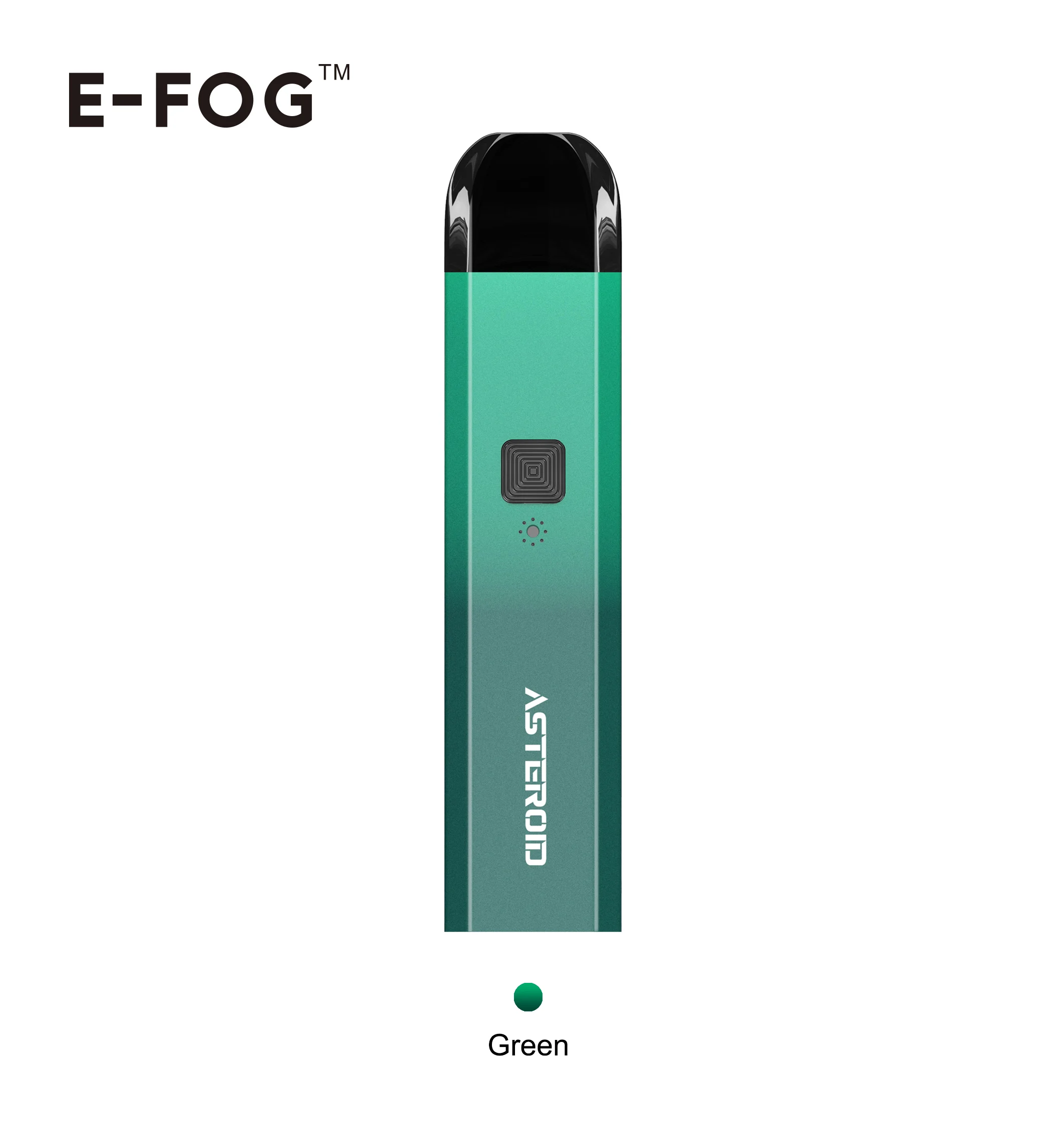 Factory Wholesale E-FOG 2ML Vape Refillable Cartridge 900mAh Asteroid Pod System Kit