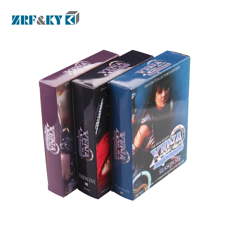 Custom Printing Cardboard Paper Sleeve CD/DVD-R Case Disk Republication And Boxes Packaging