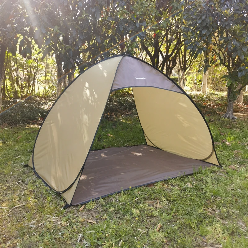 Beach Tent protection compact beach tent foldable folding camping picnic garden outdoor sunshade with 4 fixing nails storage bag