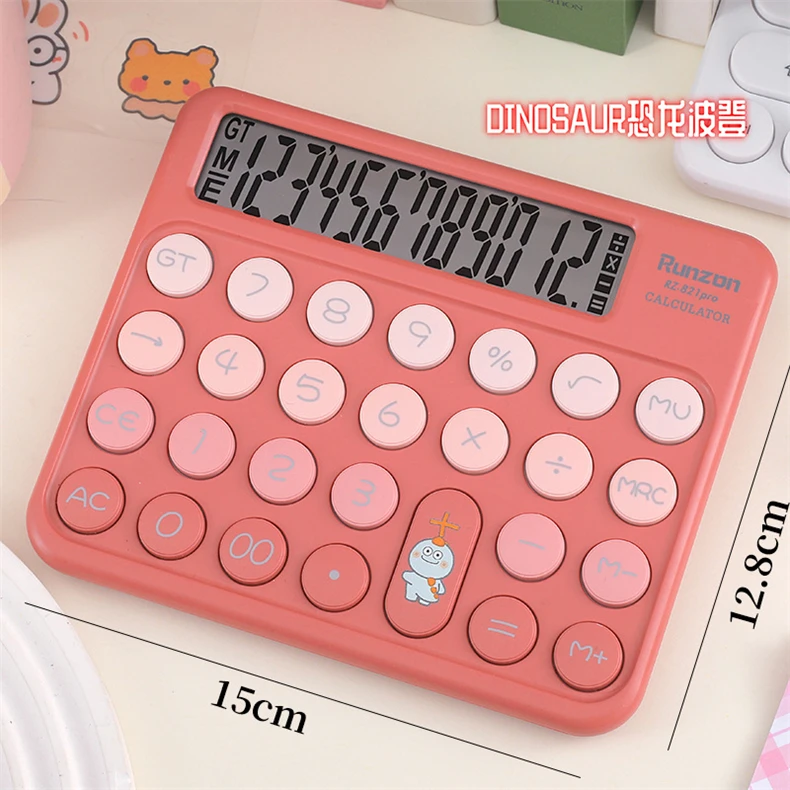 Calculators LCD Display Store Office Desktop Customized Logo Stationery Cientifica Calculadora Solar 12 Digits Calculator