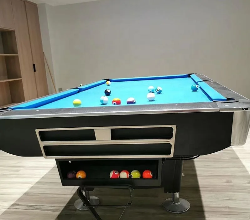 commercial use gym equipment tournament standard solid wood 7ft/8ft/9ft multi functional pool table
