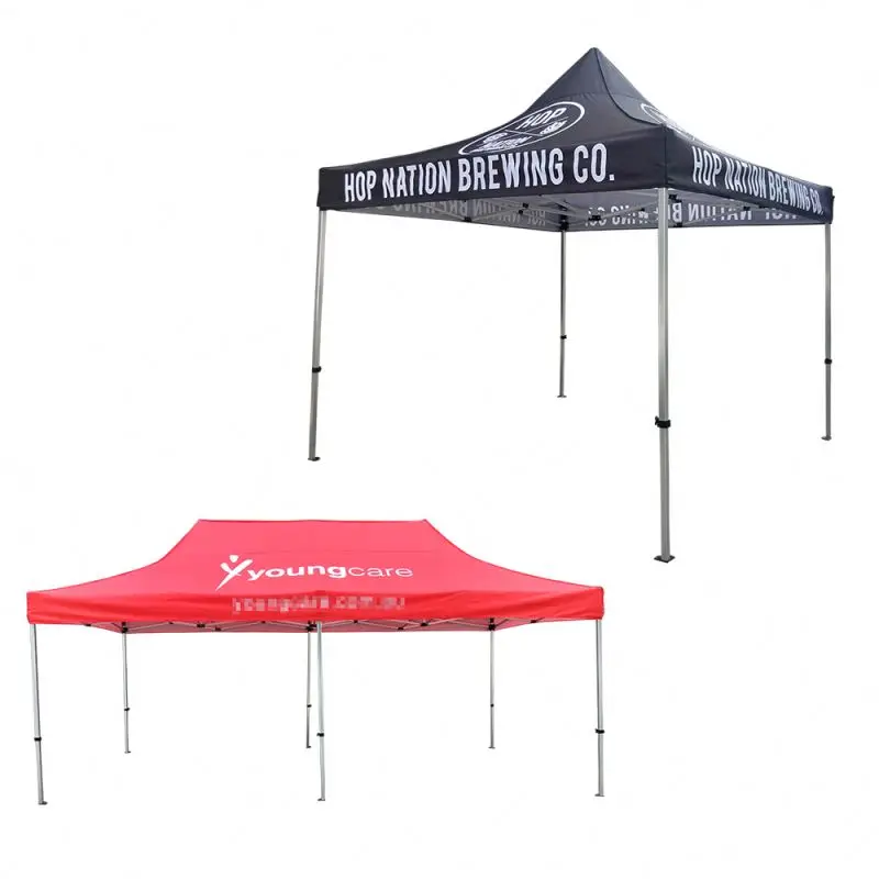 Наружная беседка 10x10 10x20 футов складная палатка с индивидуальным принтом всплывающие палатки 10x15
