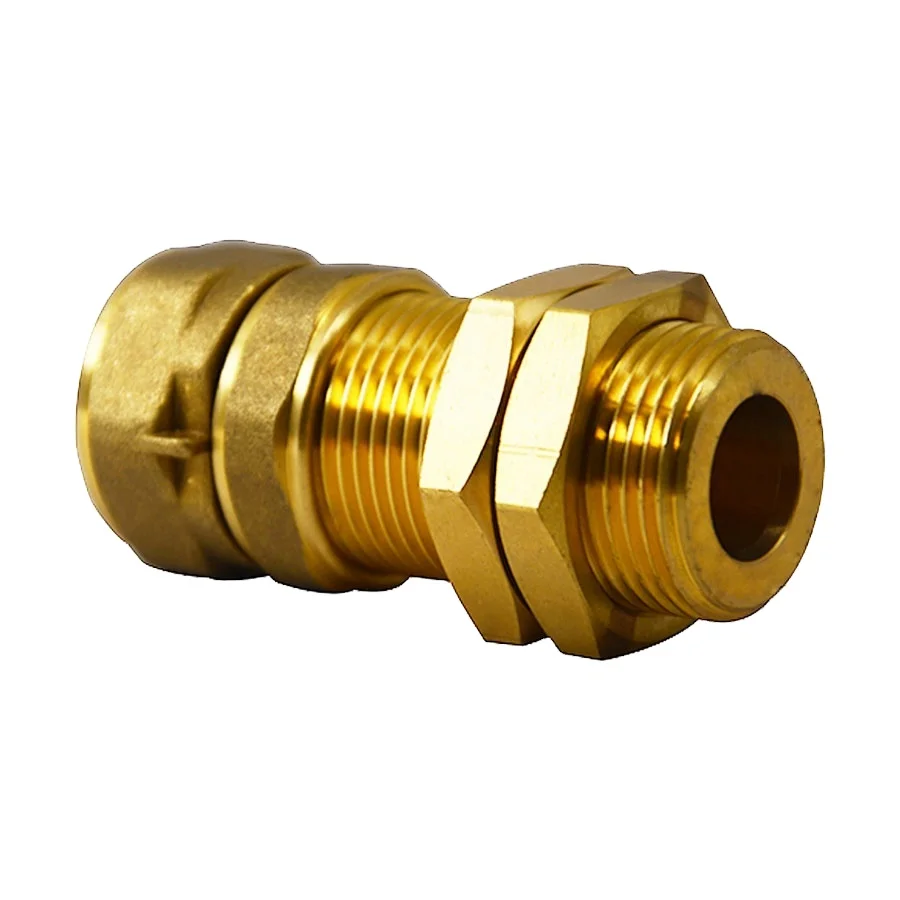 topflow top Quality brass fittings oem 1/2 inch pneumatic quick connectors brass fittings for fuel lines