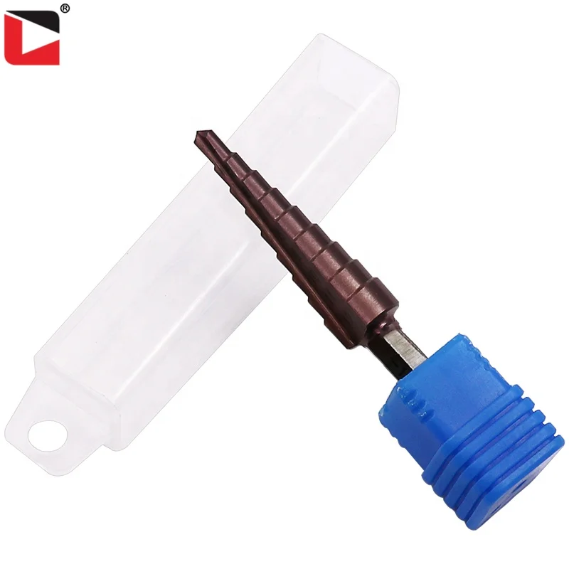 HSS M35 cobalt coated sheet metal step drill bit set