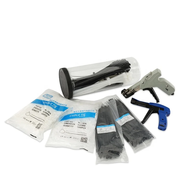 Self-locking Cable Ties White/UV Black New Material Nylon 66 Cable/Zip Ties 100pcs/bag