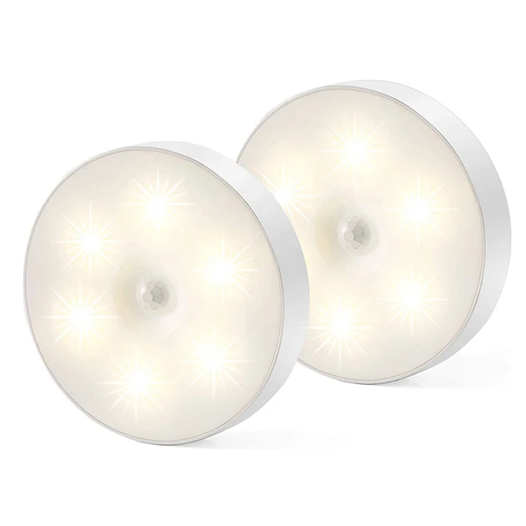 Wireless Mini 6led Sensor Night Light Led Lamp
