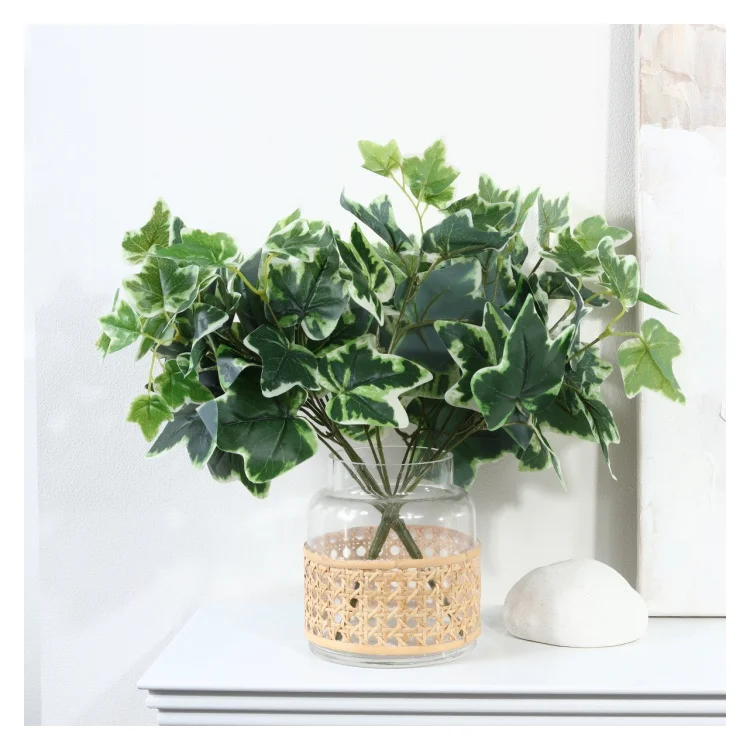 DY22017 High Quality Artificial Groundnut Leaf Branches For Floral Arrangement Wedding Home Decoration