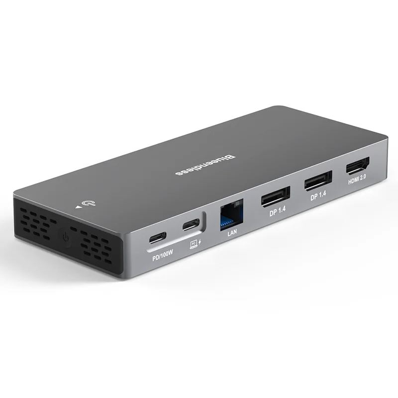 Концентратор Type C Displayport MST HDTV 4K 30hz USB3.1 10 Гбит/с 2xDp MST концентратор 13 портов usb c док-станция