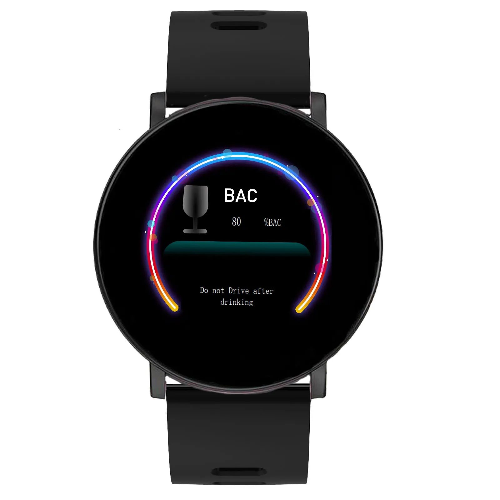 Fashion china smartwatch Heart rate step Alcohol test smart watch 80mah-150mah 128*128 smart bracelet smartwatch