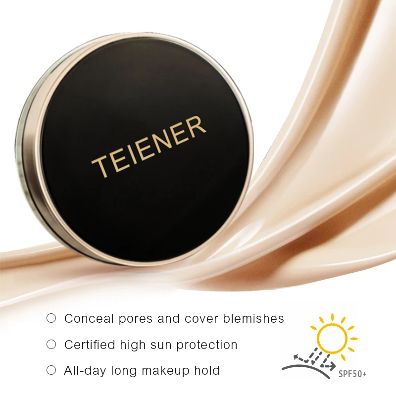 TEIENER Whitening Air Cushion CC Cream Repair Whitening Anti Aging Wrinkle Removal 7-Day Whitening Morning and Evening Cream