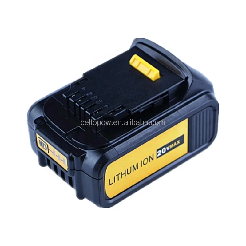 18V/20V Max Tool Battery Cordless Drill DCB200 DCB201 DCB204 DCB205 for Dewalt Li-ion Battery Case