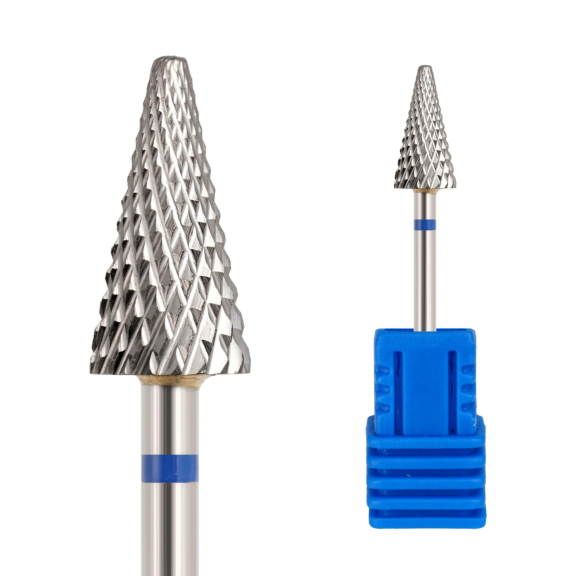 Wholesale Price Carbide Burs Conical Shape Bit Tungsten Carbide Nail Drill Bits for Manicure & Pedicure Callus for Nail Beauty