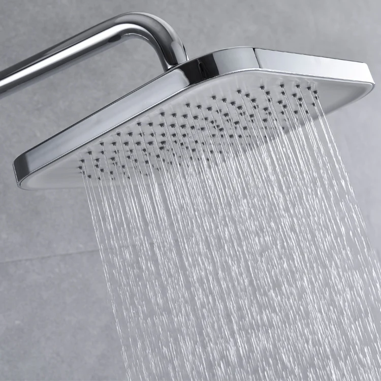 AIM Booster Aurora Silver 4 Functions Ceiling Concealed Shower Head Overhead