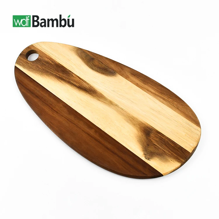 WDF Hot Sale acacia cutting board rectangle herringbone tablas de cocina para cortar tagliere legno wood chopping blocks for use