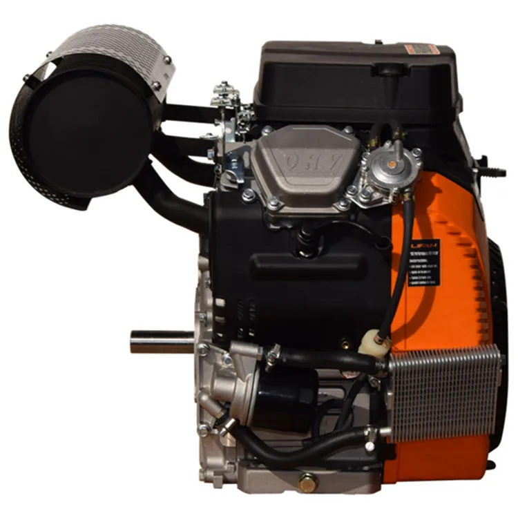 Electric Start LIFAN  2V80 Double Cylinders Gasoline Engine  27HP Keyway Shaft Gasoline Engine With Shaft Diameter 25.4mm
