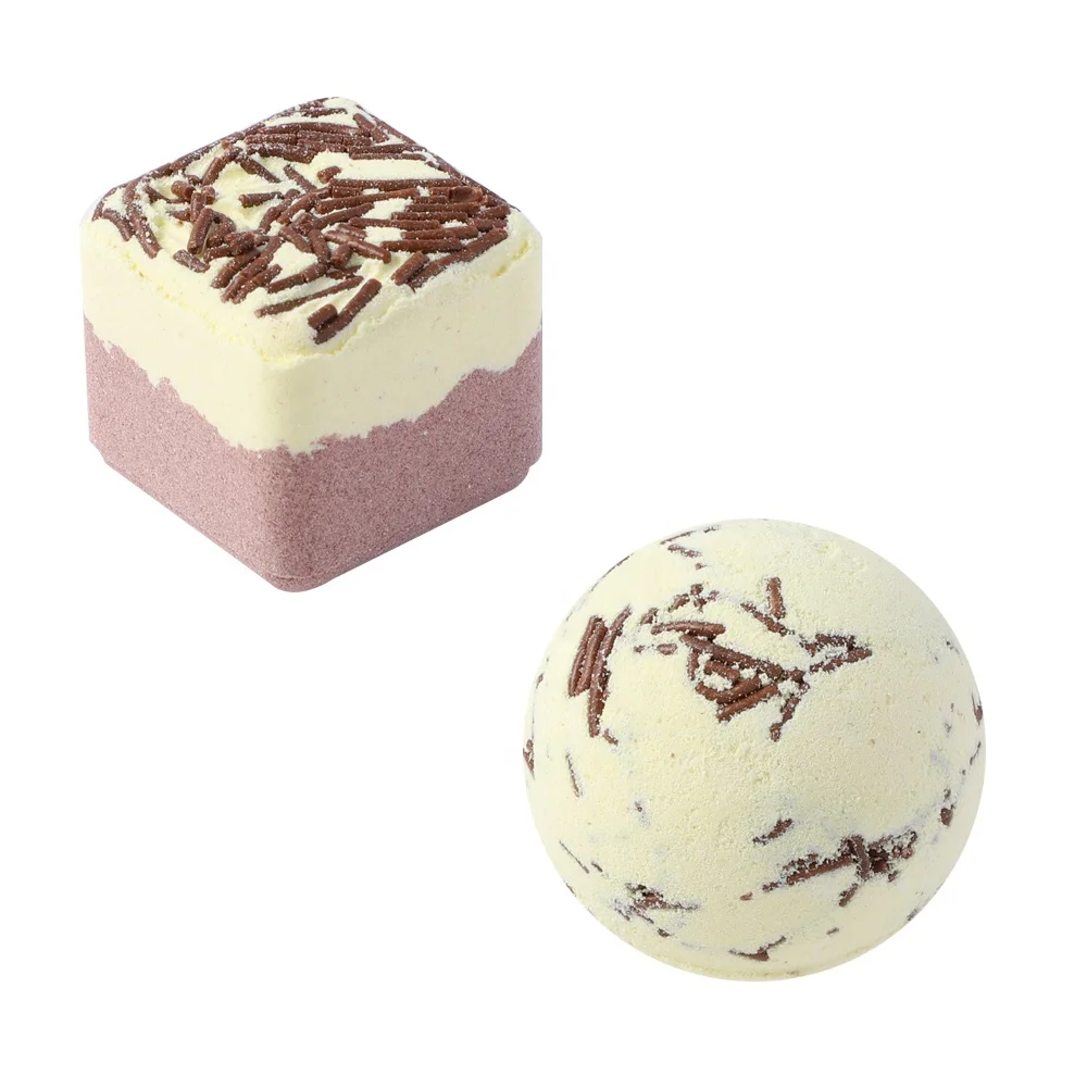 new product ideas 2022 gift set oem luxury bubble organic natural handmade fizzy kids chocolate cupcake bath bombs