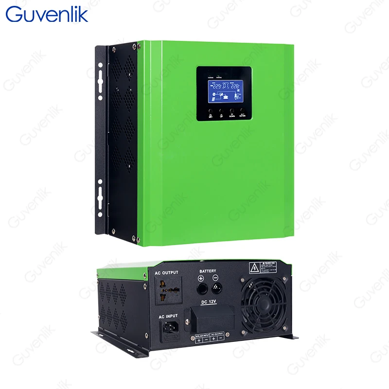 Guvenlik  wall mounted 1000va hybrid solar inverter TUYA WIFI 4G 700 watt 700W