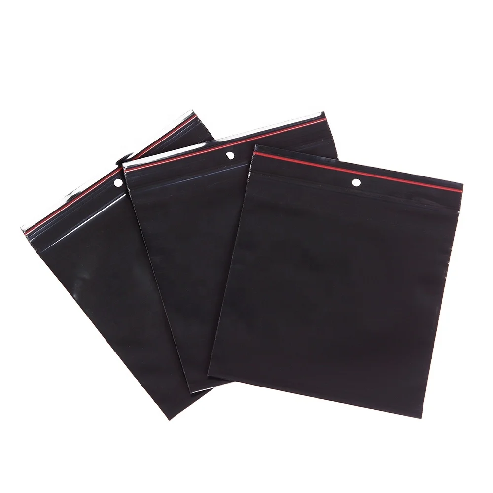 Custom Printed Resealable LDPE Clear Plastic Double Zipper Bag for Packing