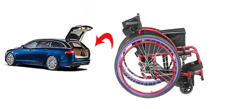 lightweight inflatable sport folding wheelchair for disabled new design aluminum alloy manual wheel chair