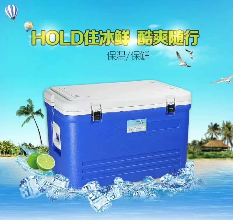 55L Color Choose Custom Large EPS Foam Thermal Insulation Cooler Box for Hot Food Storage Container