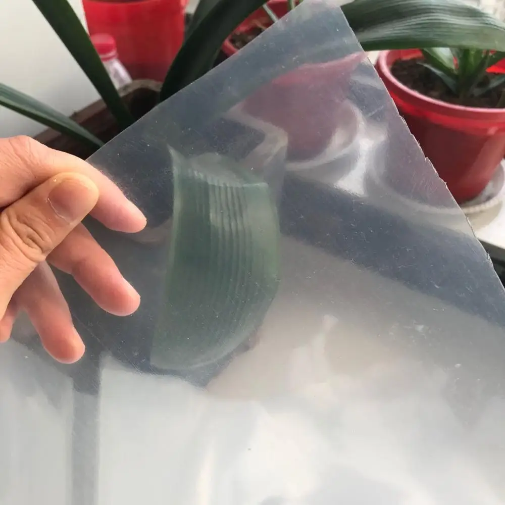 8 мил УФ зеленая пленка для дома, прозрачная полимембрана по индивидуальному размеру, защищающая от дождя лист винограда