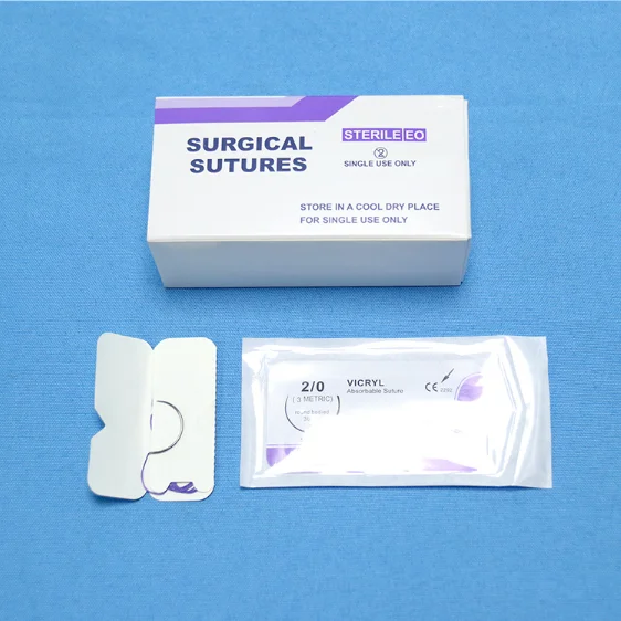 Absorbable Medical Surgical Suture PGLA 910 Polyglycolic Acid PGA Suture Nylon Surgical Suture Stitches
