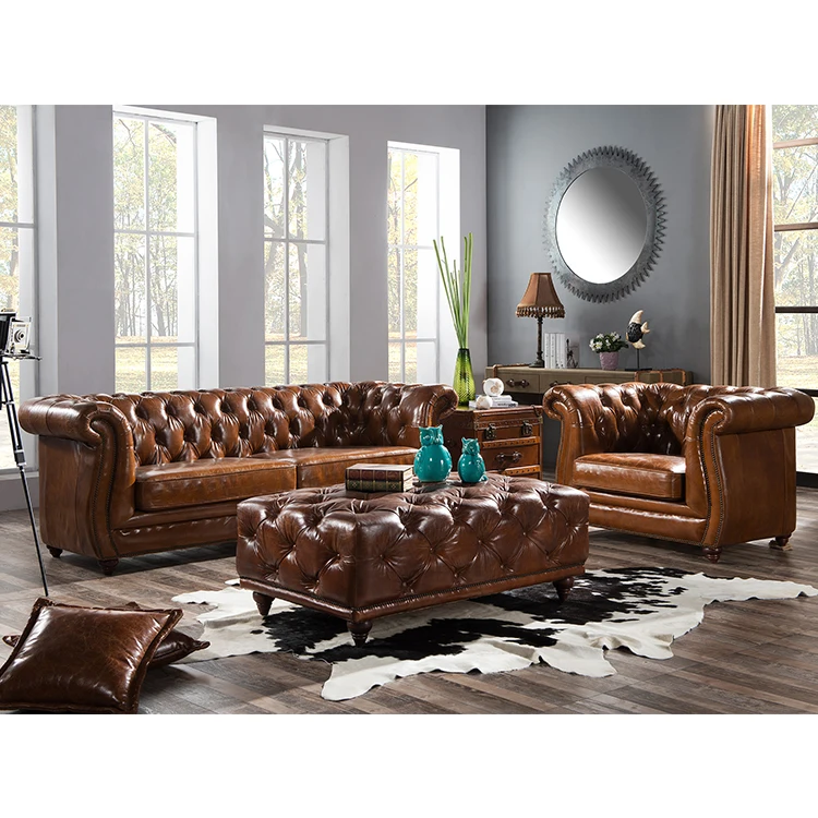  Hotel Tufted Chesterfield Lounges Sofa