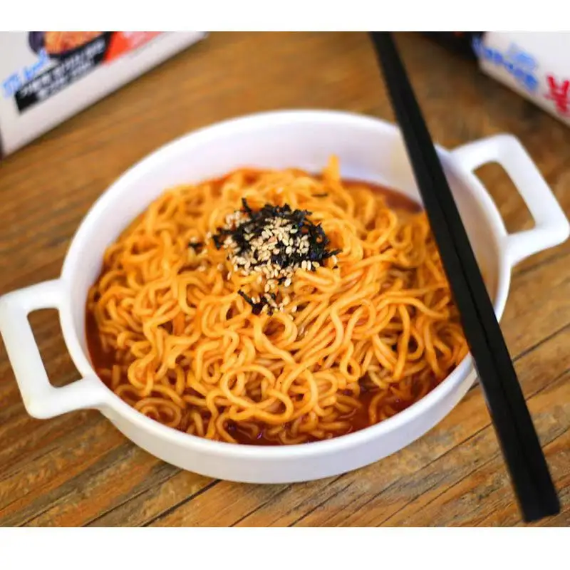 Samyang Spicy Chicken Flavored Noodles Mixed with, Korean Specialty Snack Noodles, 5 bags for wholesale