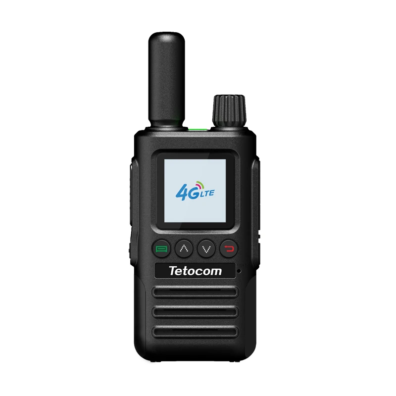 Real PTT 4G LTE POC Handheld Walkie Talkie 5000km Long Ran Dual Micro SIM Card Wireless 4G Radio with Global Network Covera