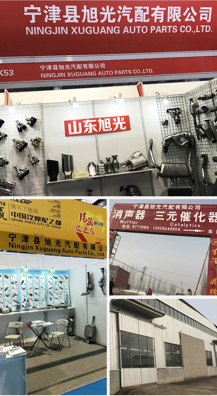 Auto Exhaust System Spare Part Three Way Catalyst Direct Fit Catalytic Converter for Toyota Prius 3 Carriers