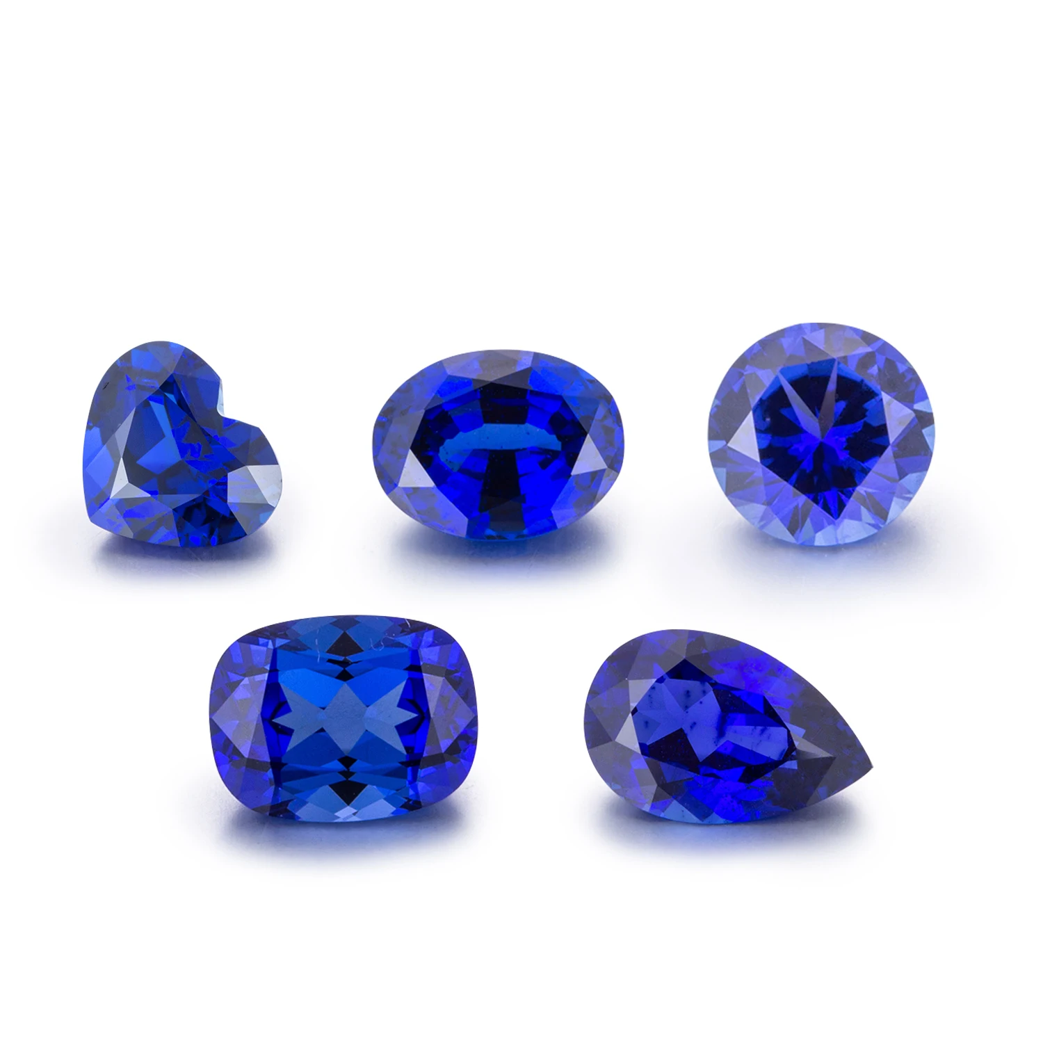 lab grown sri lanka 1ct to 5 carat royal blue sapphire stones per carat price Loose Gemstone stone free fire diamond top up