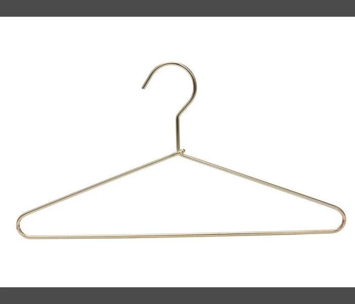 Cheap metal thick hanger with PVC coating and metal wire laundry hanger