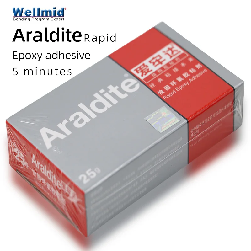 
Araldite Standard rapid 5 minutes Fast Setting two Part AB glue Crystal Strong Long Lasting Adhesive Solvent Free 80Pcs*25G 