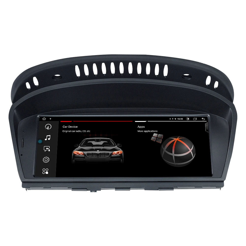 Для BMW E60 E61 автомобильный GPS навигатор с Android 11 8 дюймов Carplay DVD-Плеер Усилитель RGB функции