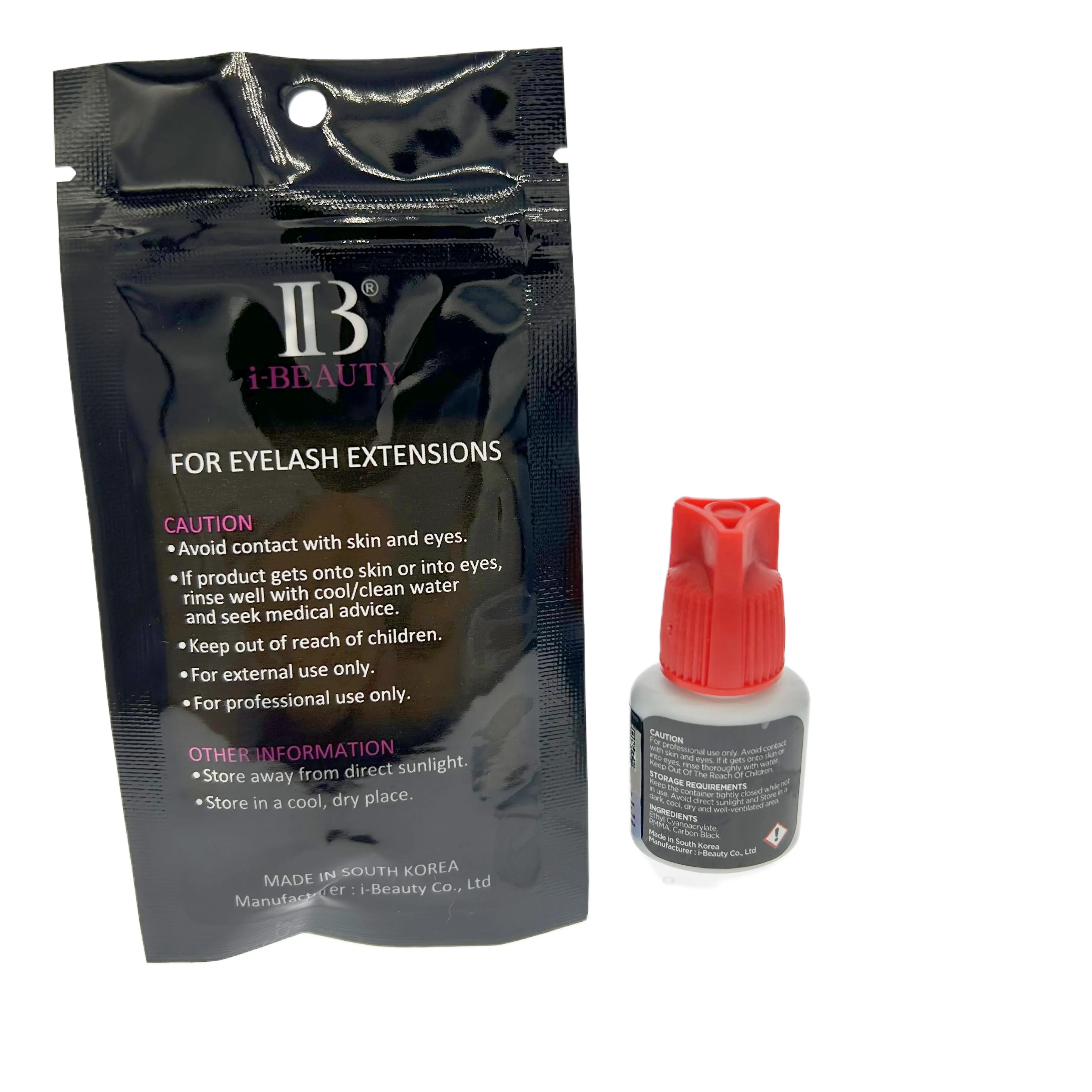 Wholesale Certificate I Beauty IB Ultra Bonding Black  Premium Eyelash Extension lash Glue