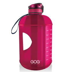 OEM/ODM Amazon hot selling Big BPA free plastic one gallon sports water bottle with time marker