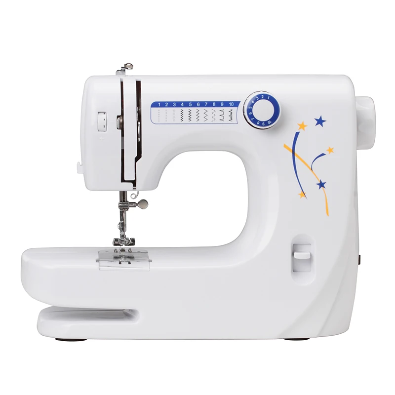 Top Quality Household 12-Stitch Overlock Buttonhole Small Electric Sewing Machine