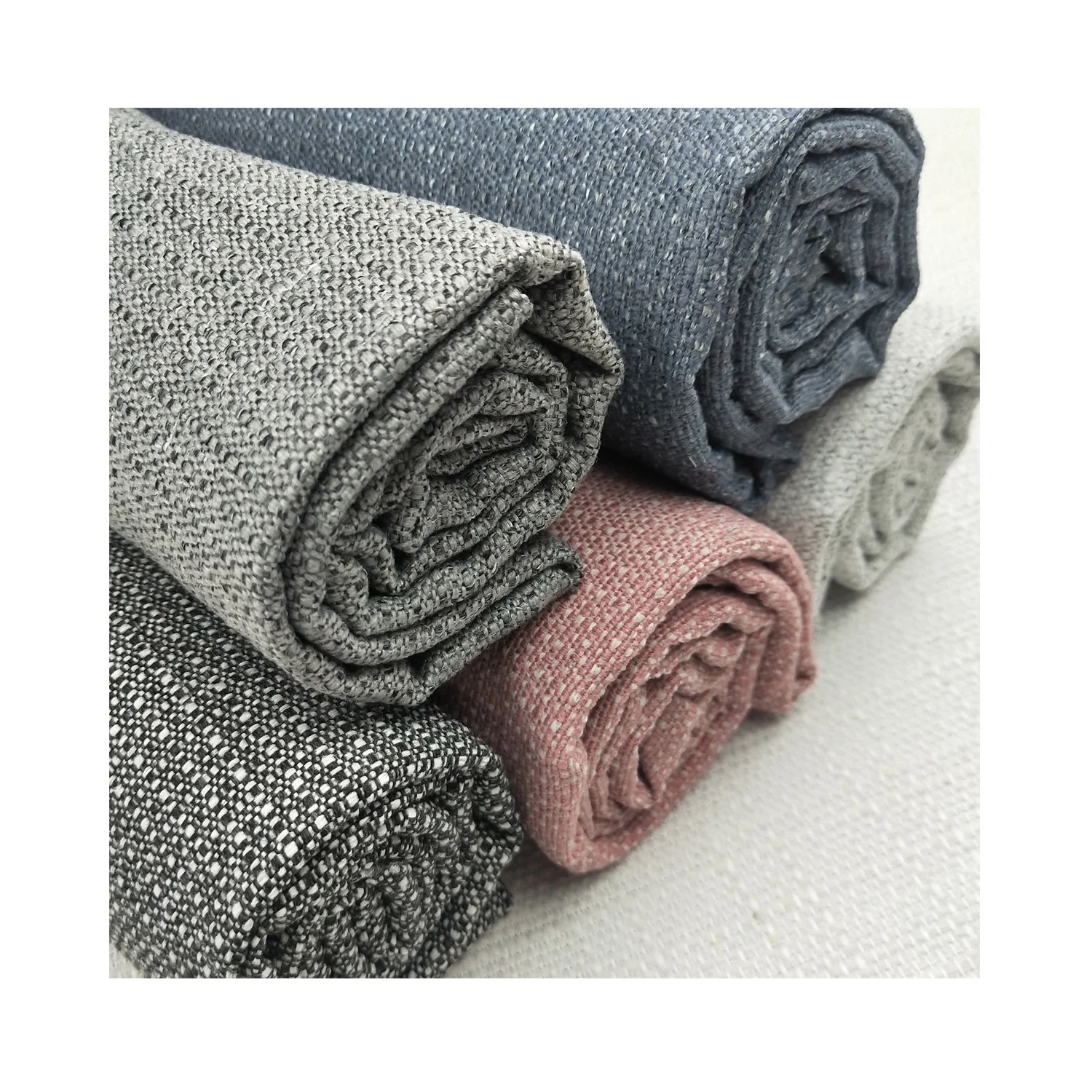 
MOQ 100m Stain resistant green woven fabric roll manufacturer hotel office chair cushion covers coffee table fabric 