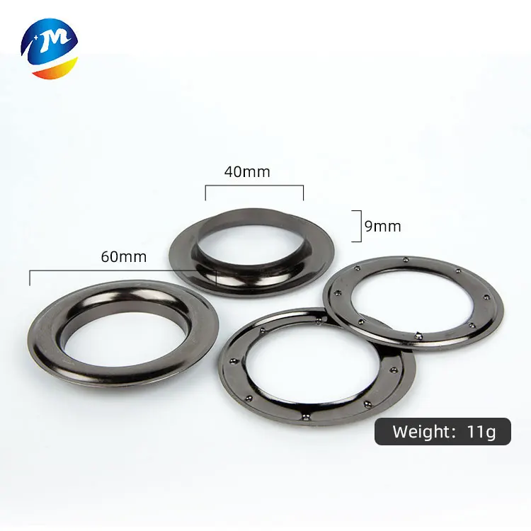 Big Black Craft Metal Eyelet Banner Flat Bulk Grommets Eyelet for Flex Banner